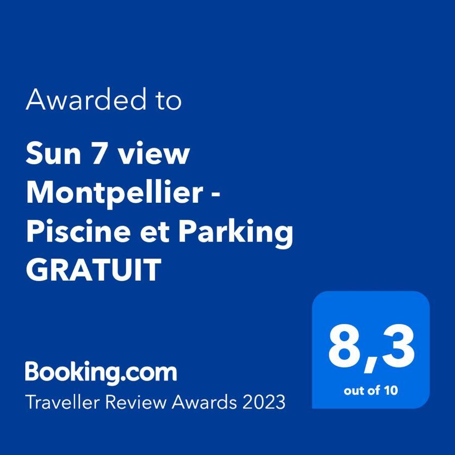 Sun7 View Montpellier Piscine Parking Gratuit Leilighet Grabels Eksteriør bilde